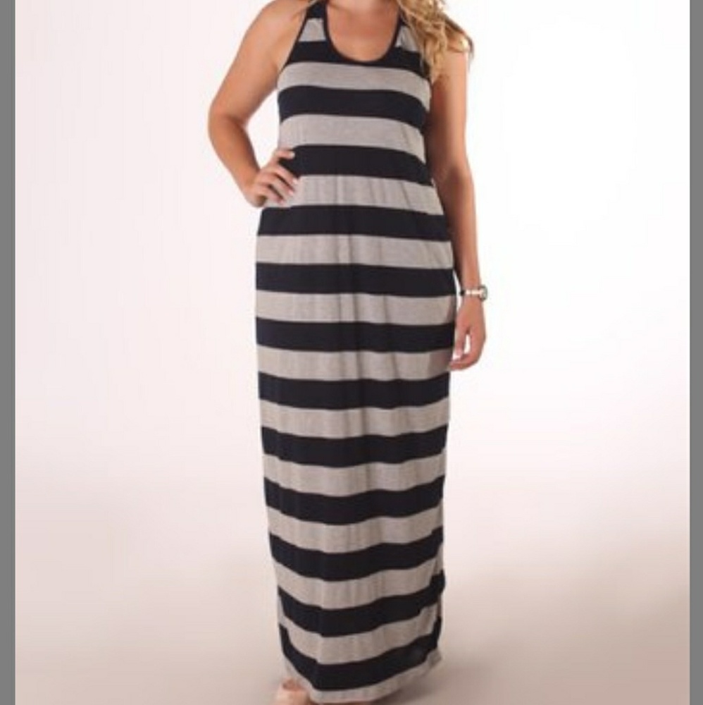 Hot Ginger Racerback Maxi Dress